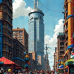 Hochhaus als Spielplatz der Multikulturen ️