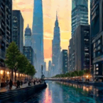 Urbanes Leben mit Widerspruch