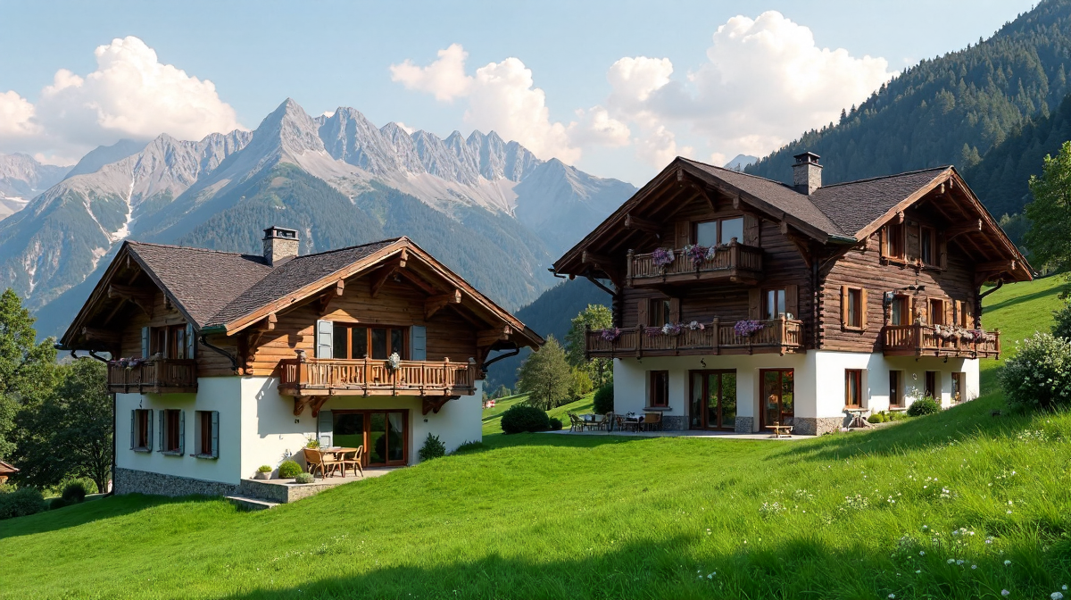 Transformation von Chalets: Denkmalpflege, Architektur, Zeitgenössisches Rathaus