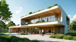 Innovative Architektur: Effizienz, Nachhaltigkeit und CO2-Reduktion im Bauwesen