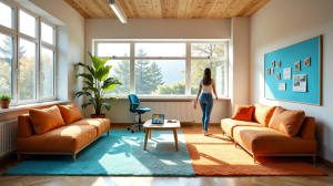 Innovative Raumgestaltung für Studierende: Ergonomie, Interaktion, Lernen