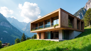 Zukunftsorientiertes Bauen: Holz, Beton und ökologische Innovation vereint